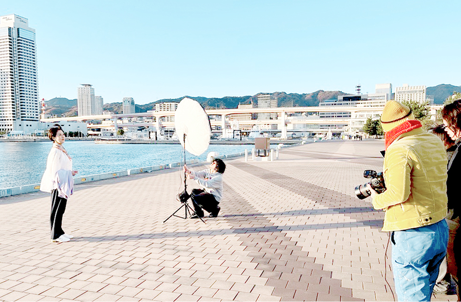 とても寒い日でしたが、きれいに晴れて天候にめぐまれた撮影日でした